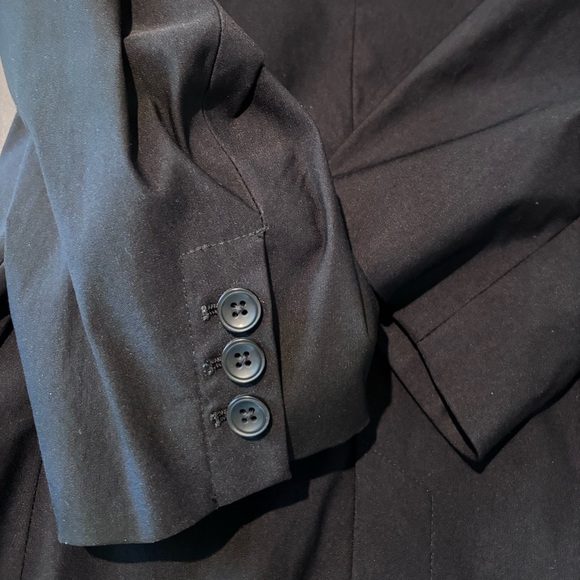 Torrid Plus Size 3 (3X / 22) Black One-Button Blazer Jacket Career Workwear - Picture 16 of 16